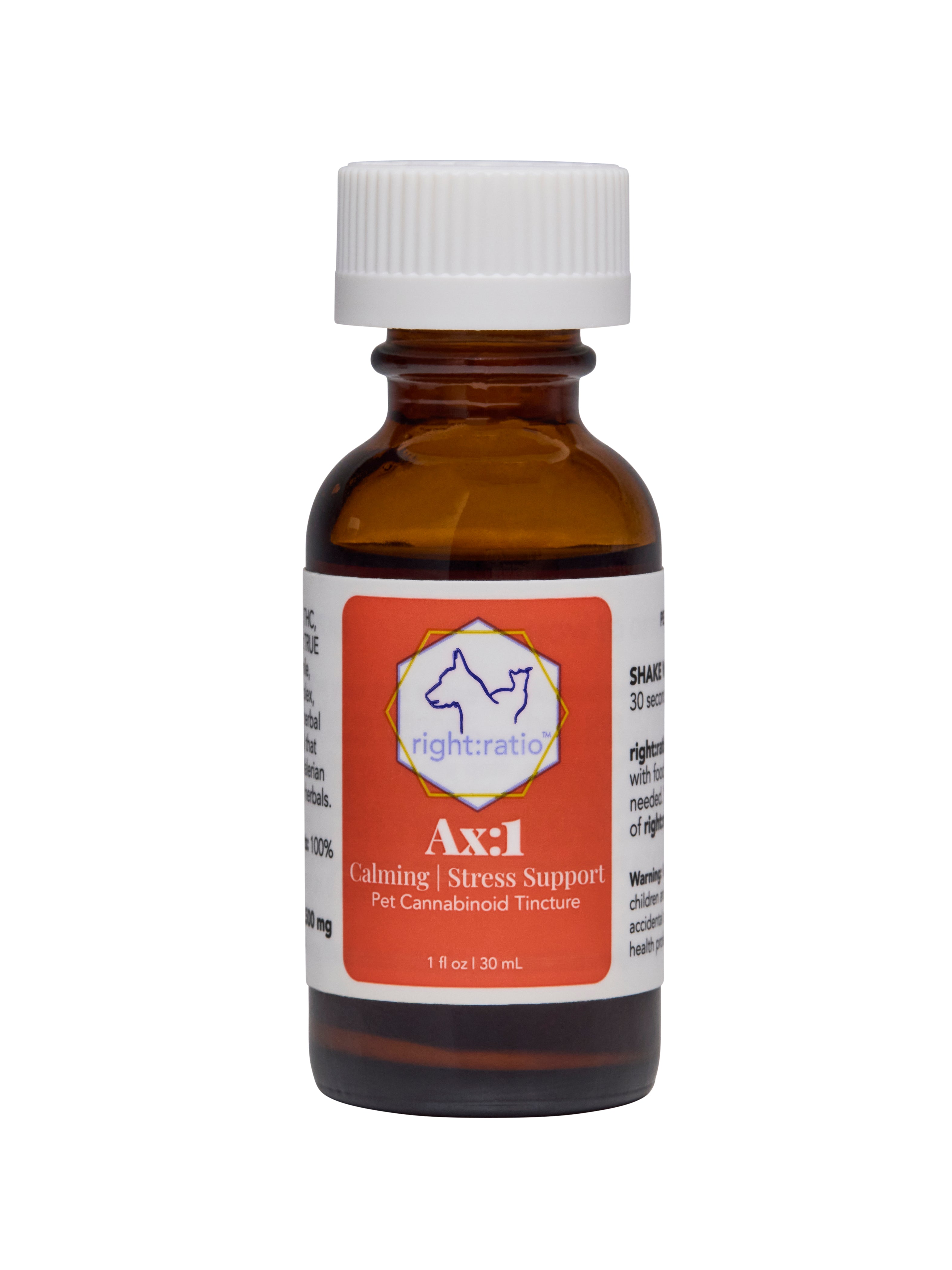 Ax:1 | CBD Anxiety Support Supplement for Pets – Right:Ratio CBD